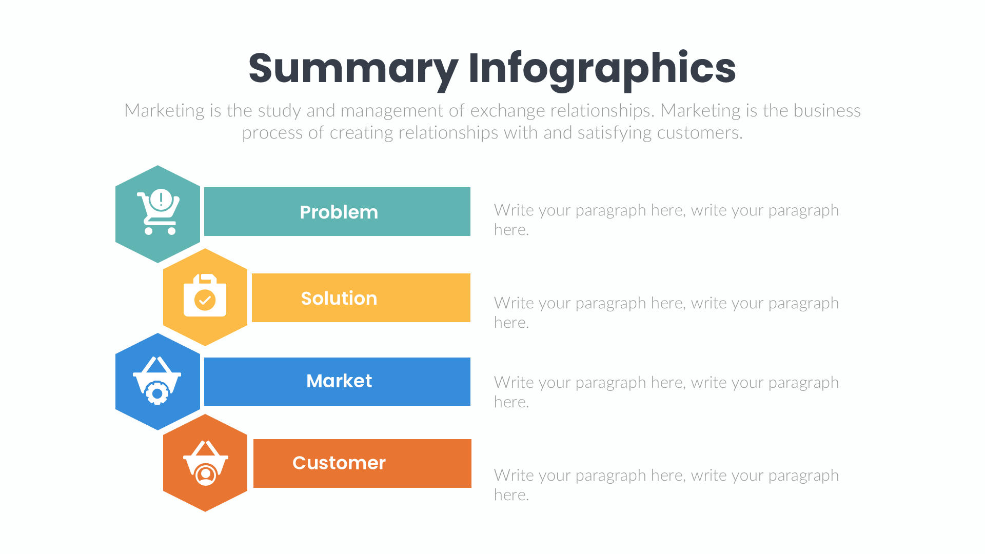 Summary Infographics slide 8